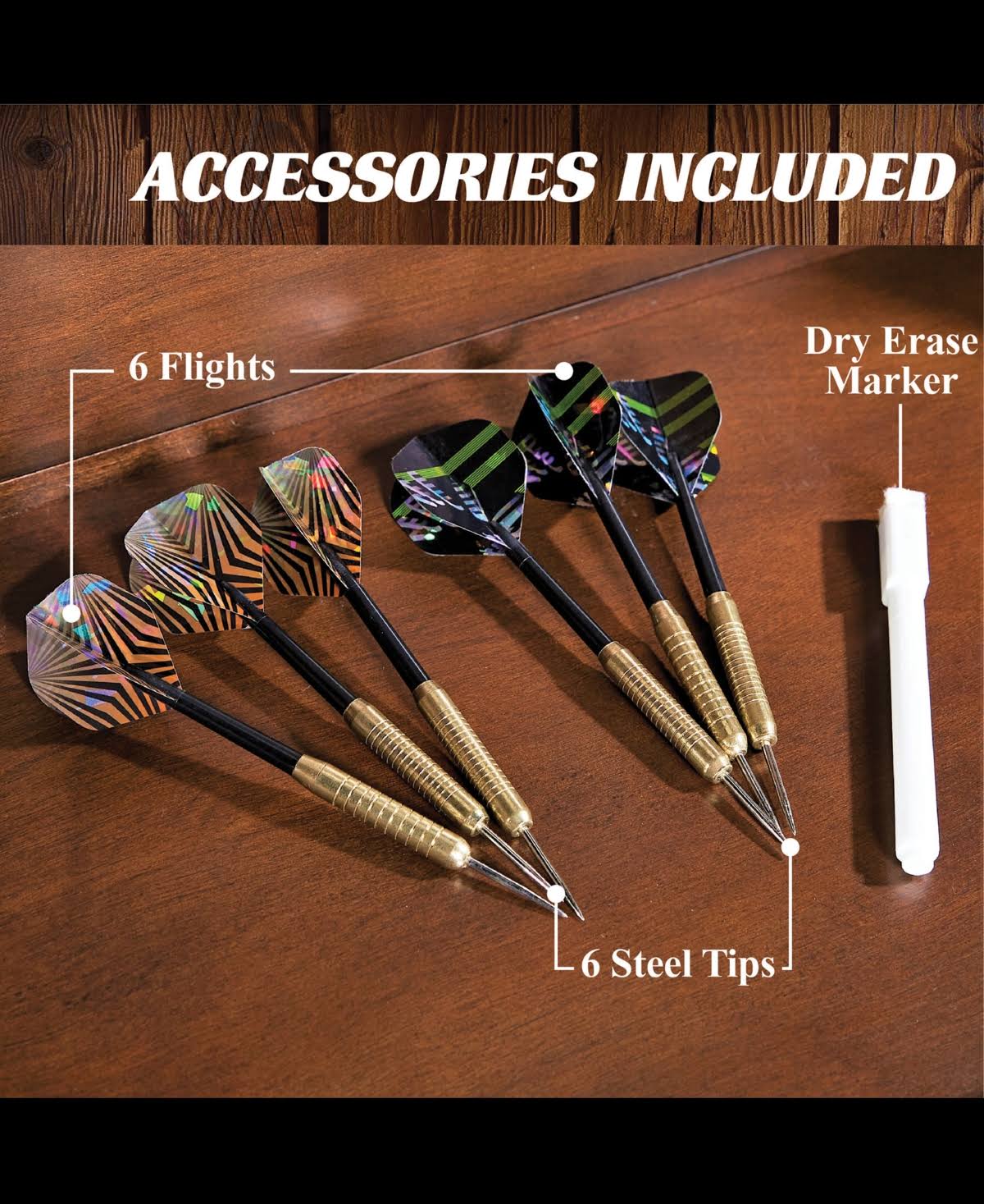 Bristle Dartboard & Cabinet Set K95587