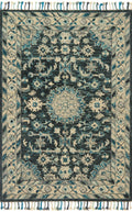 Teal Grey Rug J108116