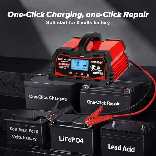 40A 12V/24V Lead Acid LiFePO4 Battery Charger L155