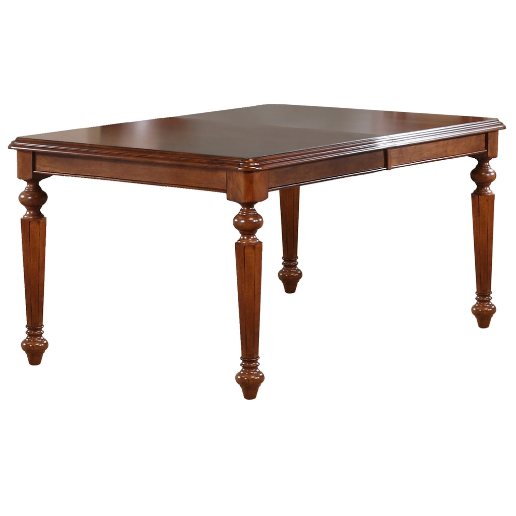 Brown Wood 8PC Extendable Dining Table Set V844