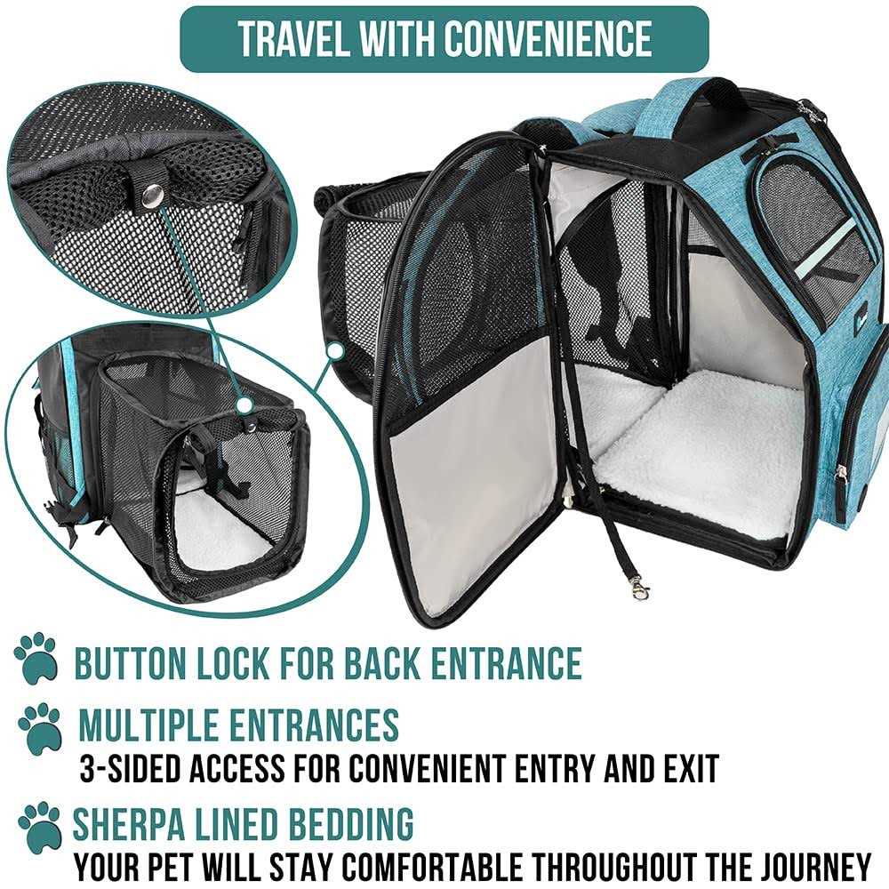 Expandable Pet Carrier Backpack V867089