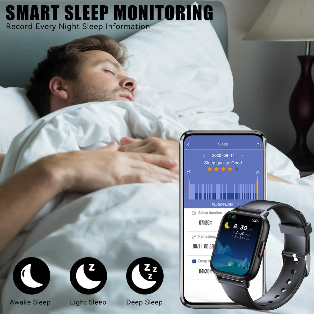 Smart Watch with LED Flashlight and Fitness Tracker R55949