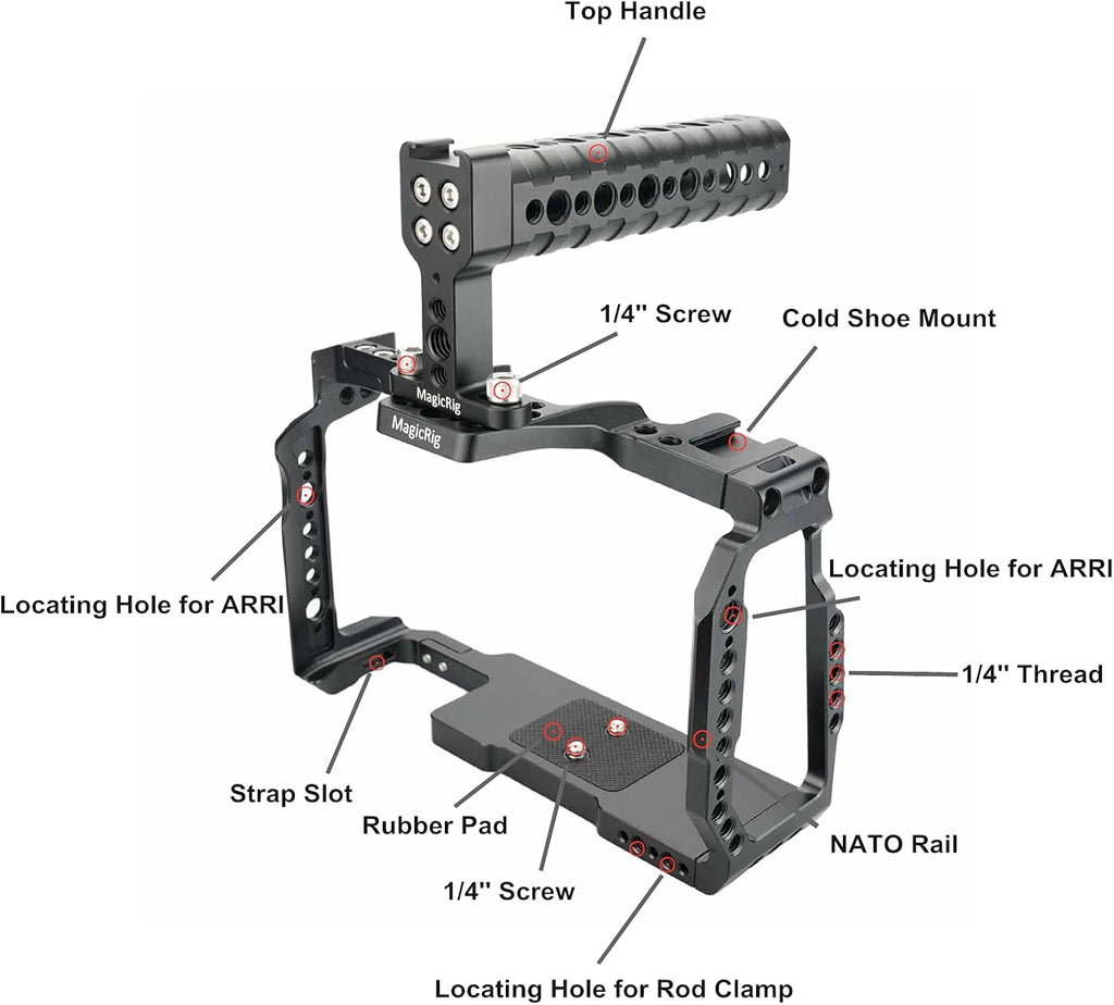 Camera Cage with Top Handle M3572