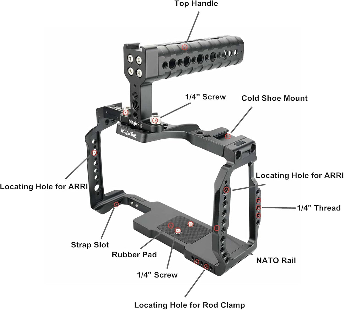 Camera Cage with Top Handle M3572