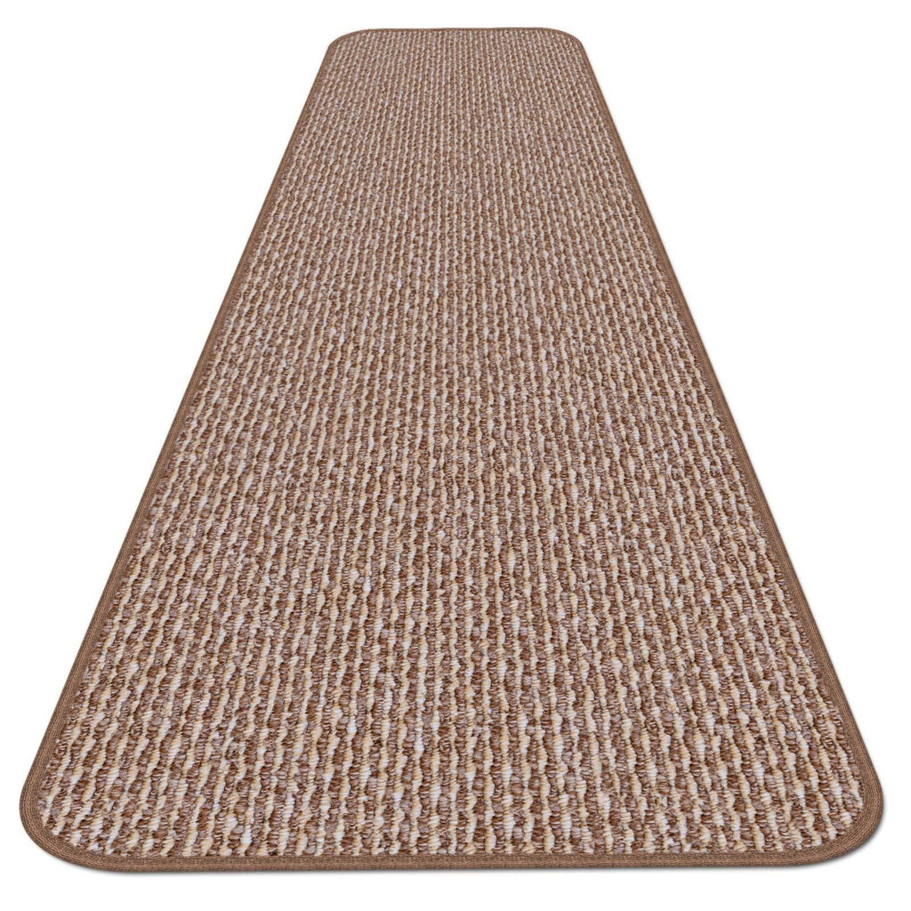 Praline Brown Skid-Resistant Carpet Runner C145733