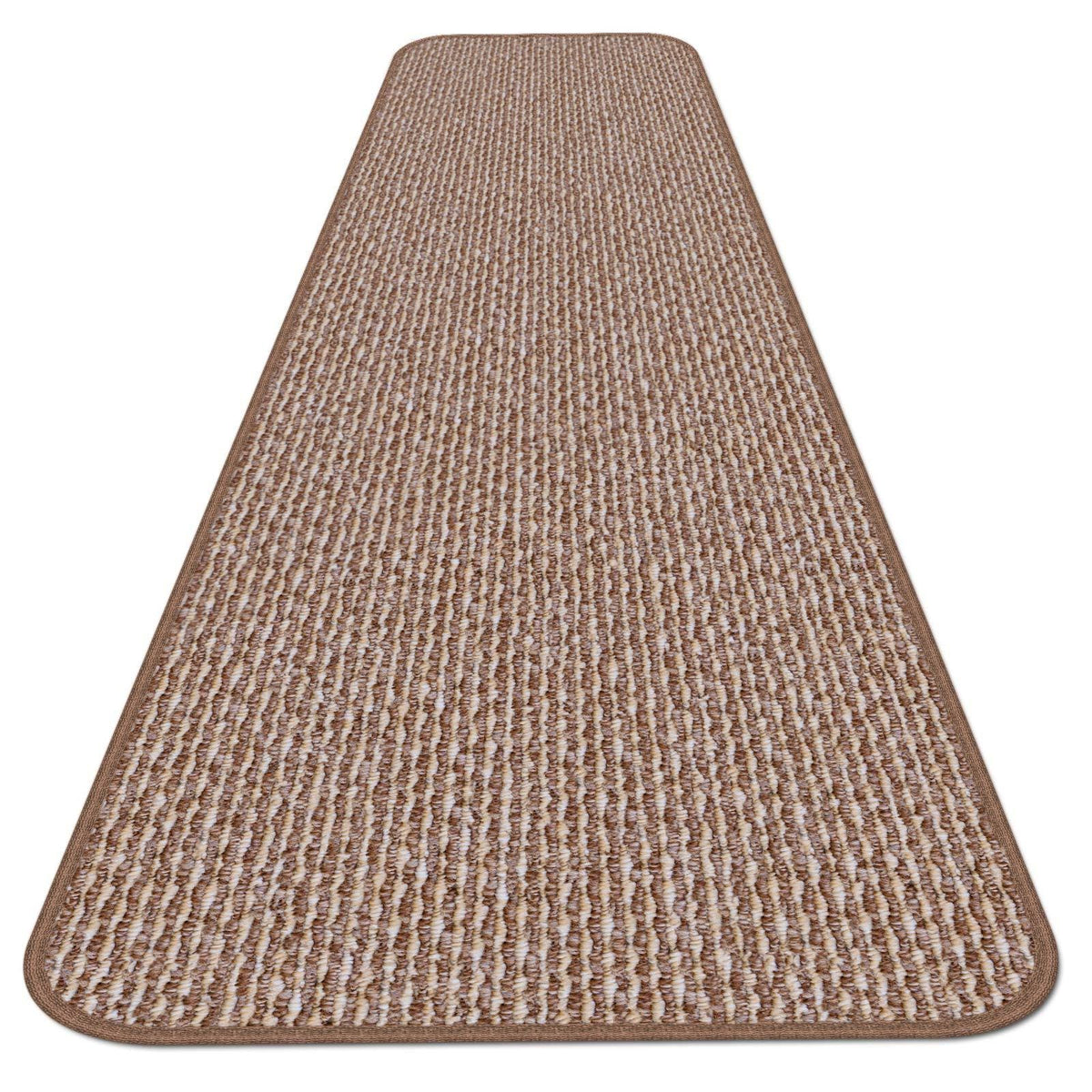 Praline Brown Skid-Resistant Carpet Runner C145733