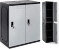 2 Door Locker Storage Cabinets Set of 2 T4744