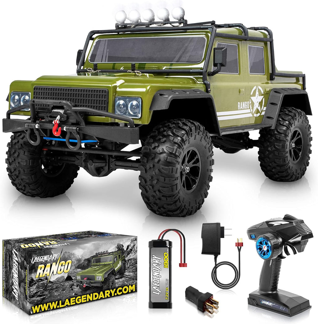 4x4 Offroad Remote Control Truck 1:8 Scale Army Green V4392