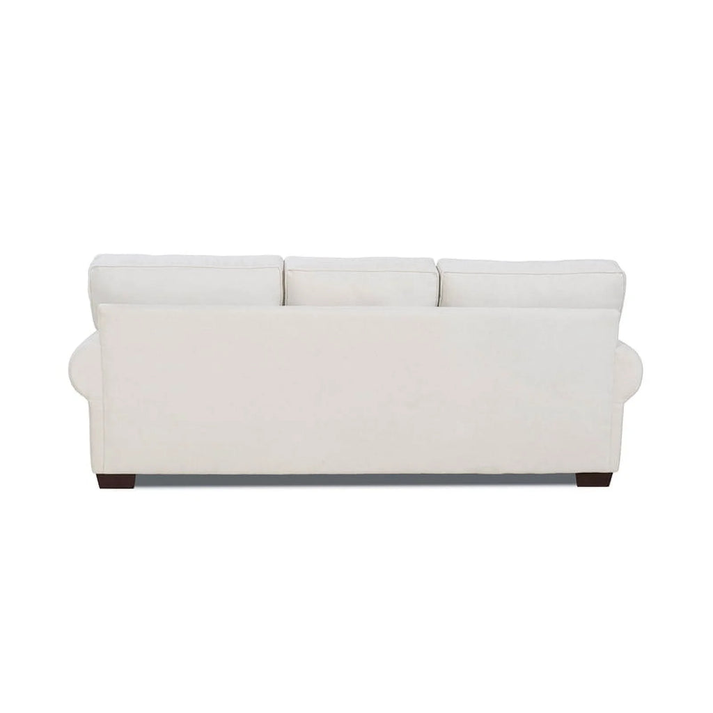 Cream Fabric Arm Sofa with Pillows L552