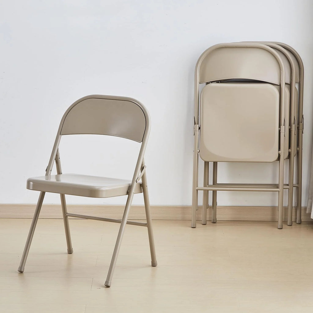 Light Gray 2-Pack Vinyl-Padded Folding Chair K51342