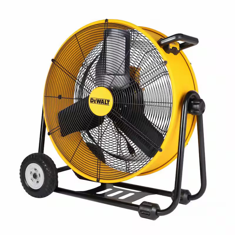 Heavy-Duty Drum Fan with Power Cord and Speed Control I874250