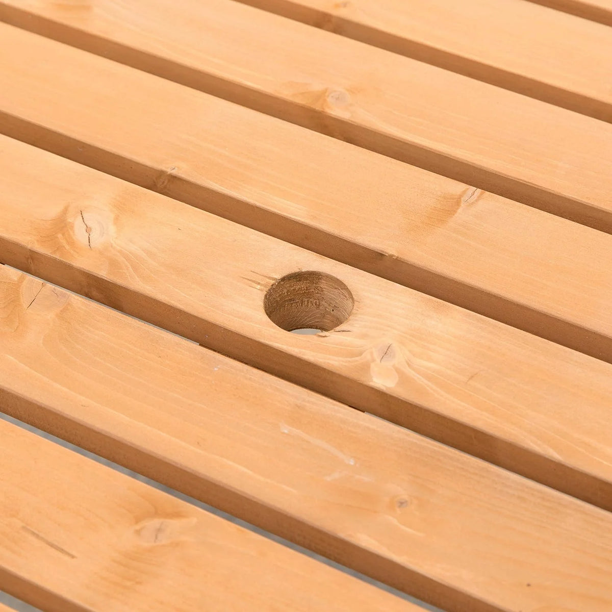 Wooden Round Picnic Table with Bench V2835