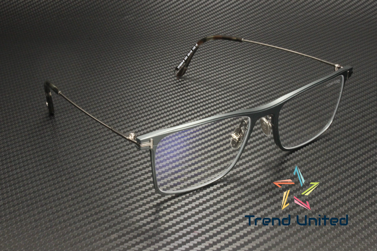 Matte Gray Blue Block Eyeglasses C874944