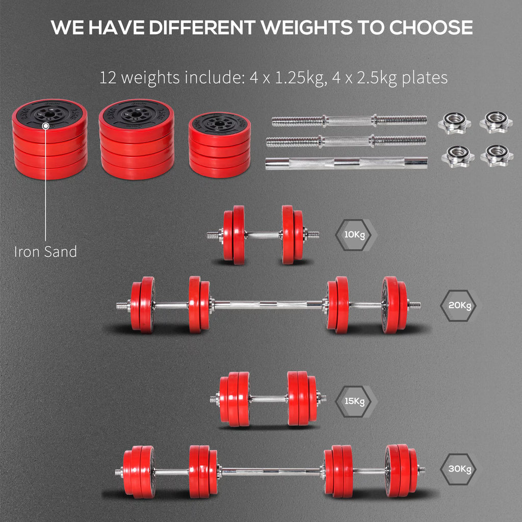 Adjustable 66lbs Dumbbell Set Y64607