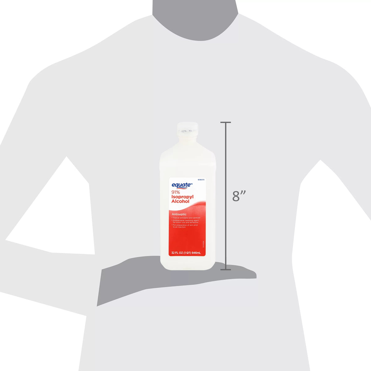 Isopropyl Alcohol Antiseptic 91% 32 oz F5245