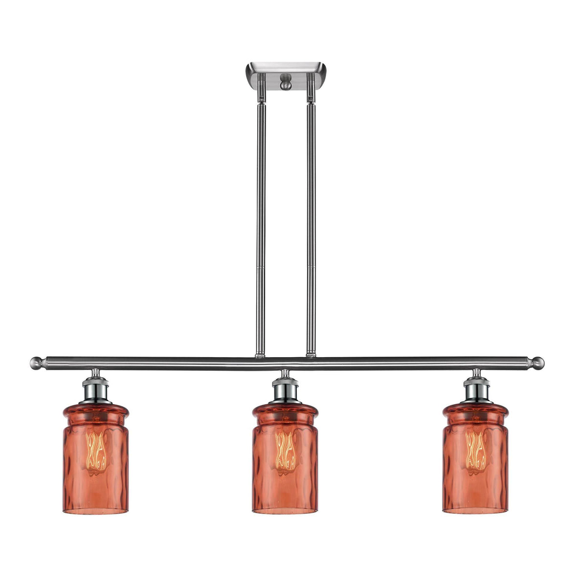Brushed Satin Nickel 3 Light Island Light E695