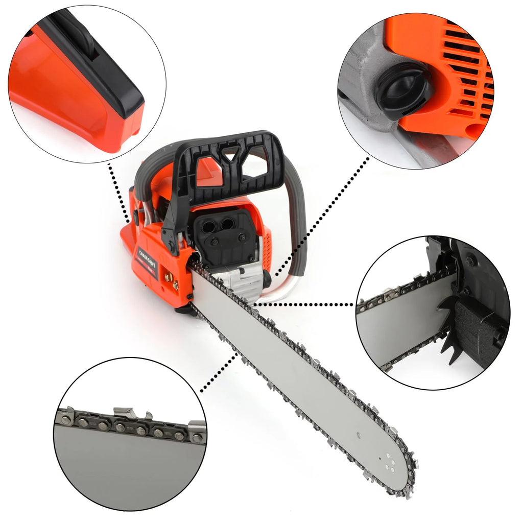 Gasoline Chainsaw with 22 in. Bar 52CC 2-Cycle D144
