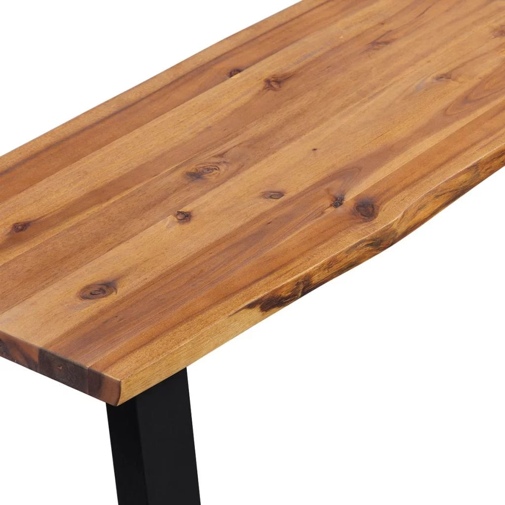 Solid Acacia Wood Bench Y566
