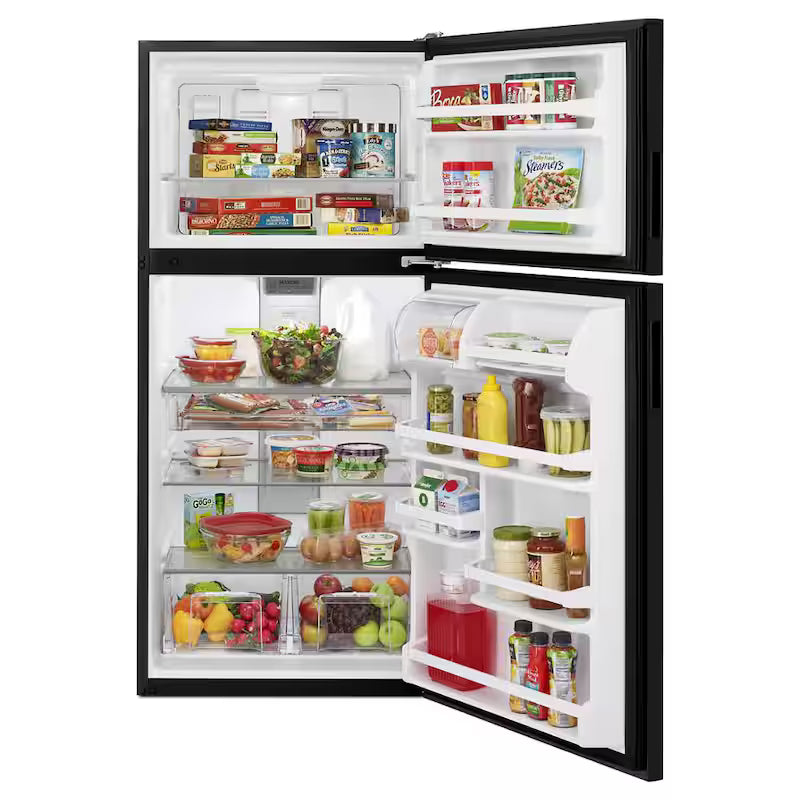 Black 18 cu. ft. Top Freezer Refrigerator Q440