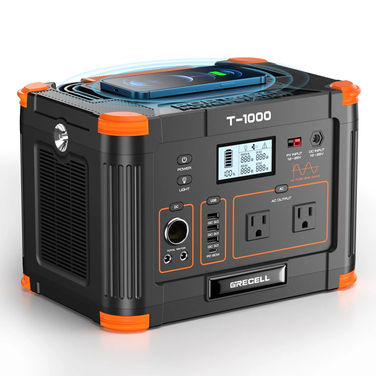 1000W 999Wh Portable Power Station K7178