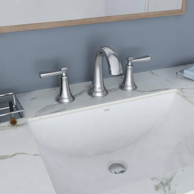 8 in. Widespread Double Handle Bathroom Faucet Polished Chrome 2-Pack P95765