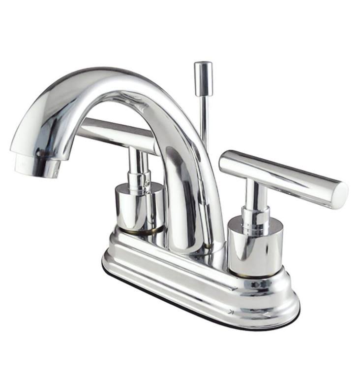 Centerset Lavatory Faucet with Pop-Up, Satin Nickel M587765
