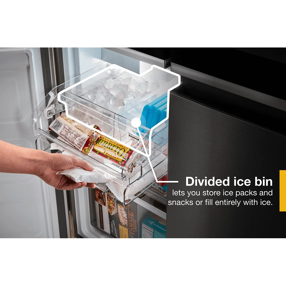 36 19.4 cu ft Counter Depth 4 Door Refrigerator W5318