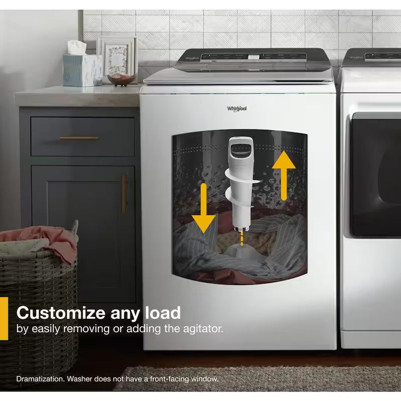 Top Load Washing Machine in White with Removable Agitator J4729