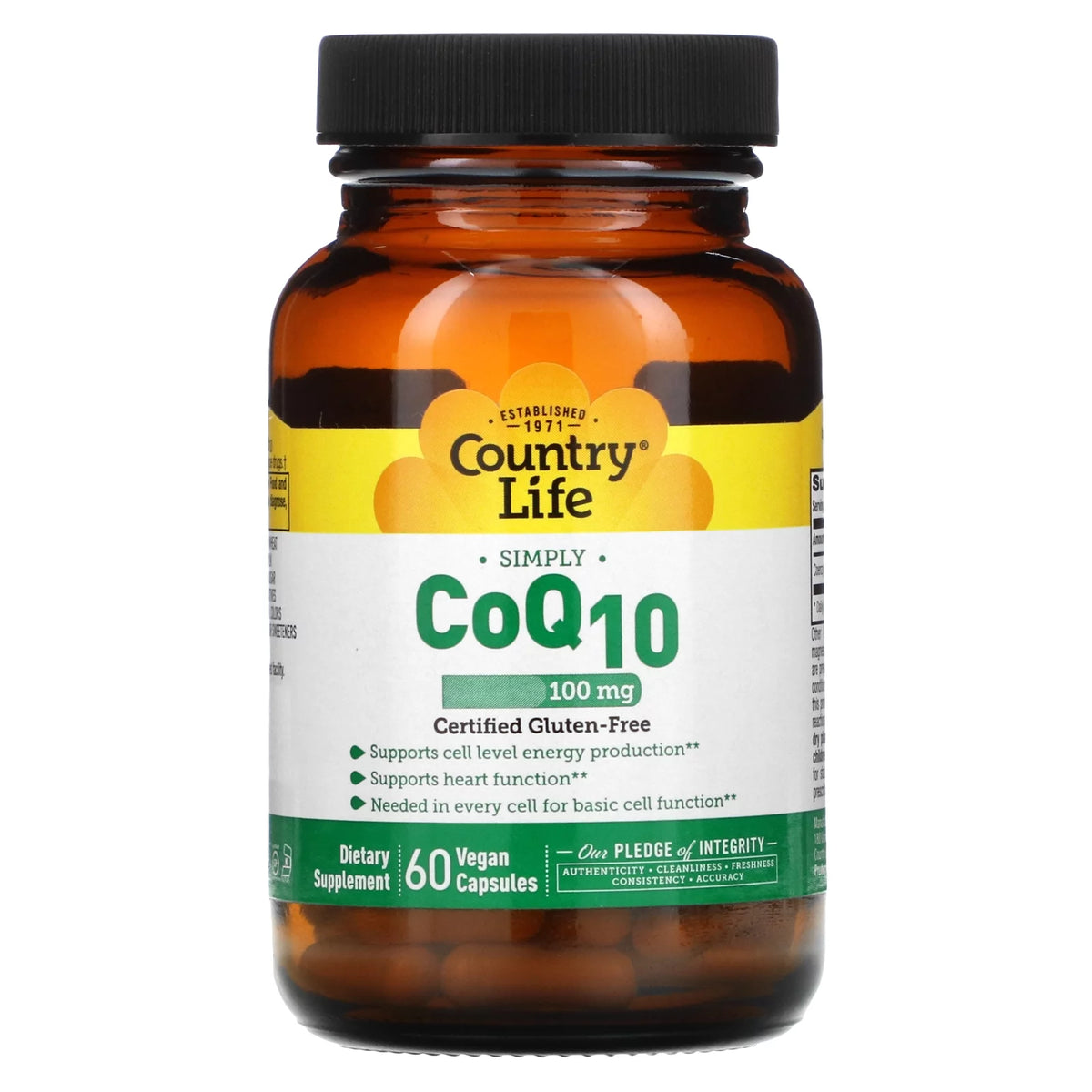 CoQ10 100 mg 60 Vegan Capsules D368