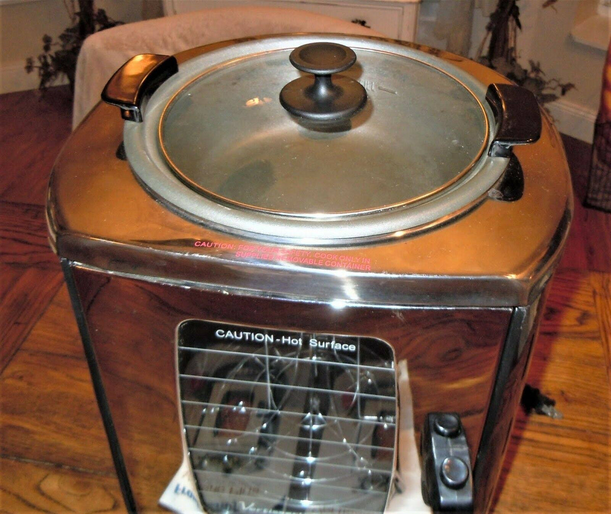 Vertical Rotisserie Oven with Cook Top Q110