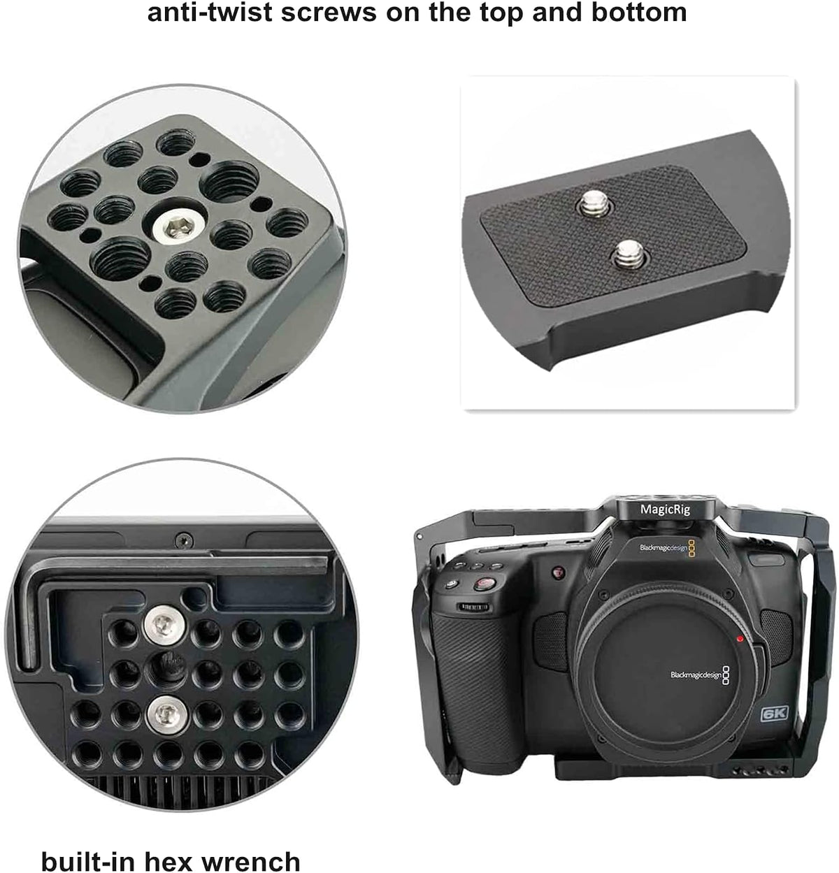 Camera Cage with Top Handle M3572