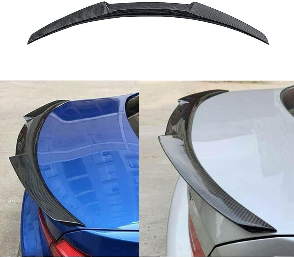Rear Trunk Spoiler Wing with Carbon Fiber Pattern J839364