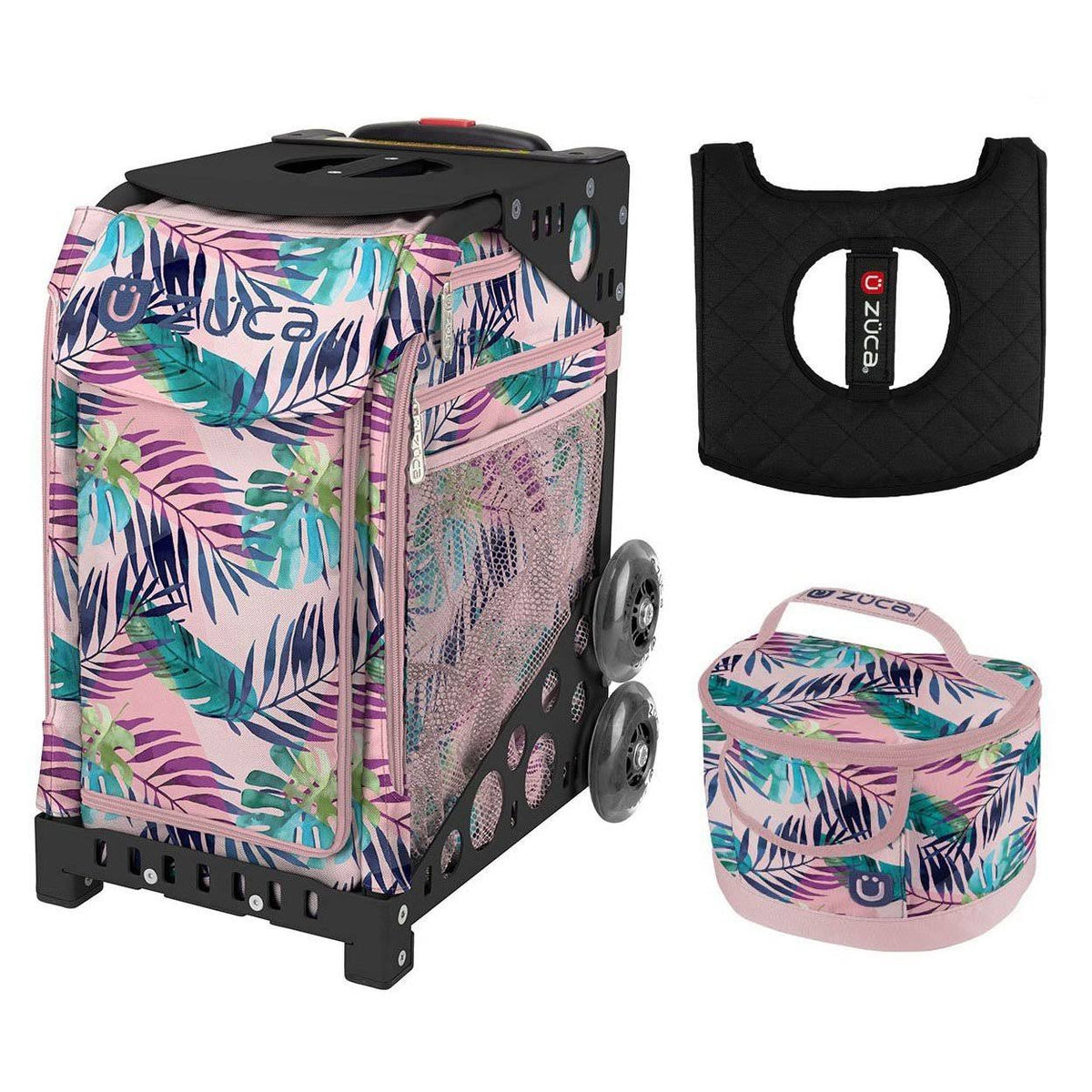 Pink Sport Bag with Lunchbox and Seat Cover Z345