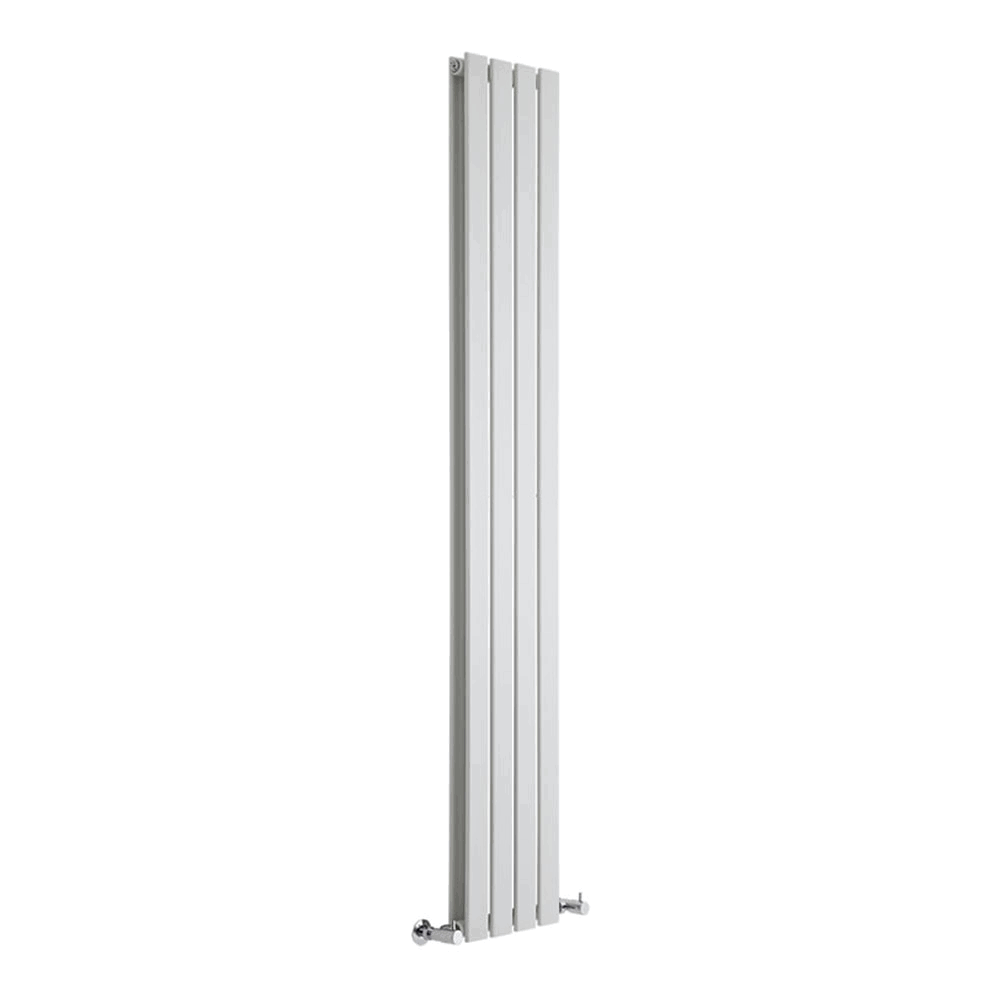 White Vertical Hot Water Radiator U311