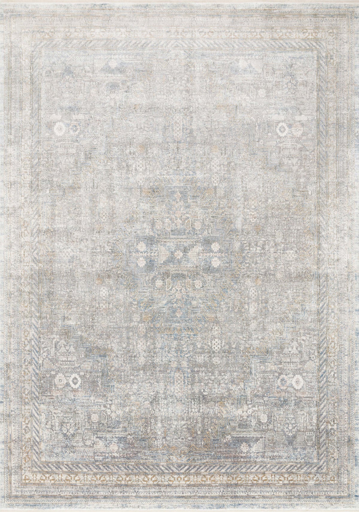 Silver 5' x 7'3 Rug J527