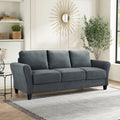 Gray Fabric Sofa with Curved Arms M596769