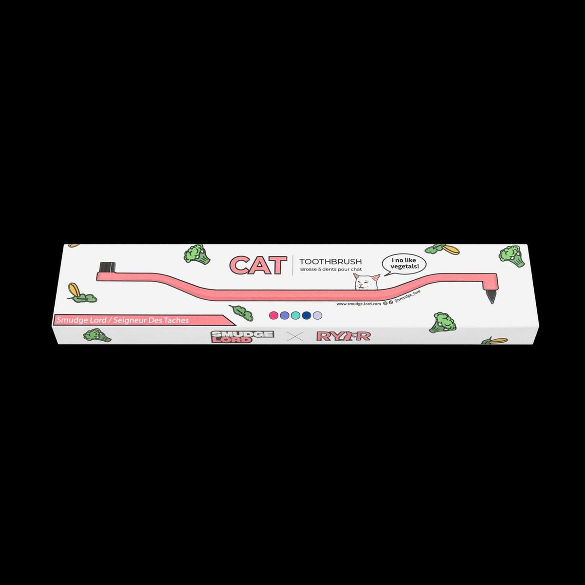 Dual Sided Cat Toothbrush H590