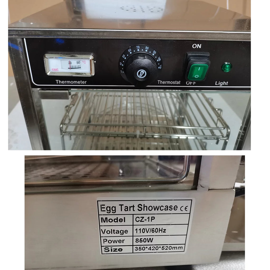 3 Layers Electric Food Warmer Display Case 850W D977004