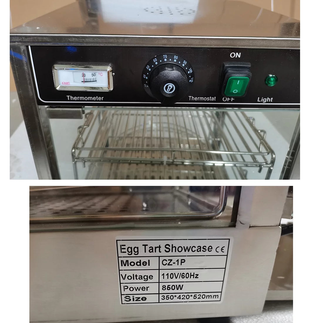 3 Layers Electric Food Warmer Display Case 850W D977004