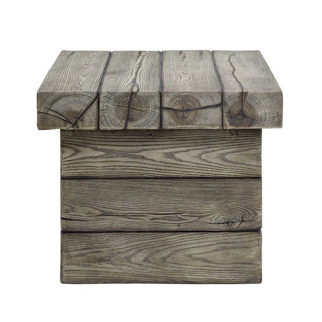 Light Gray Outdoor Side Table Set of 2 F2293