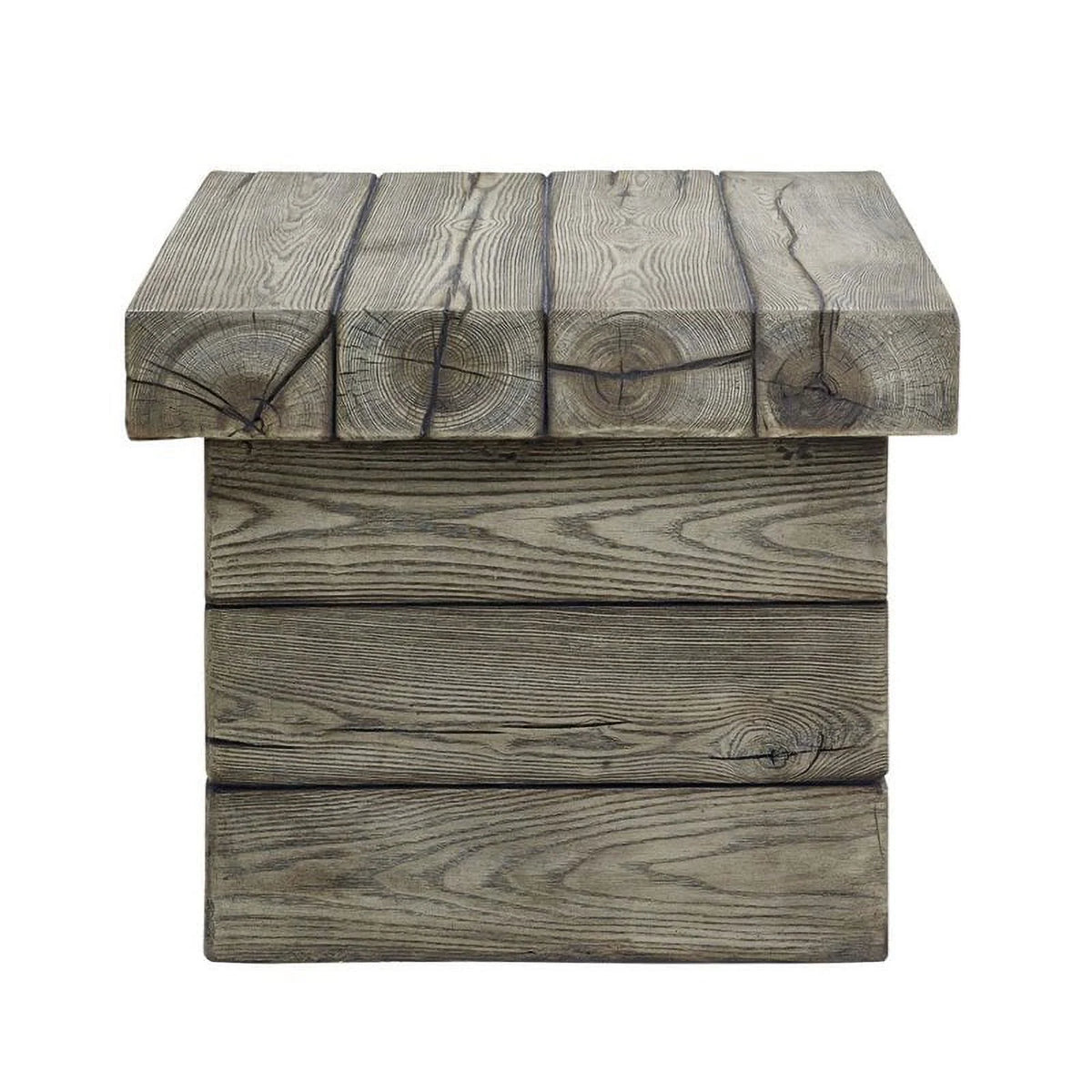 Light Gray Outdoor Side Table Set of 2 F2293