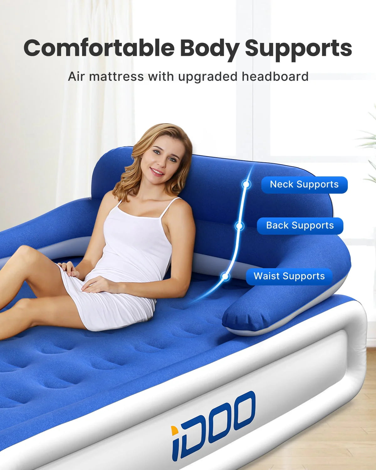 Queen Air Mattress with Built-in Pump R662703