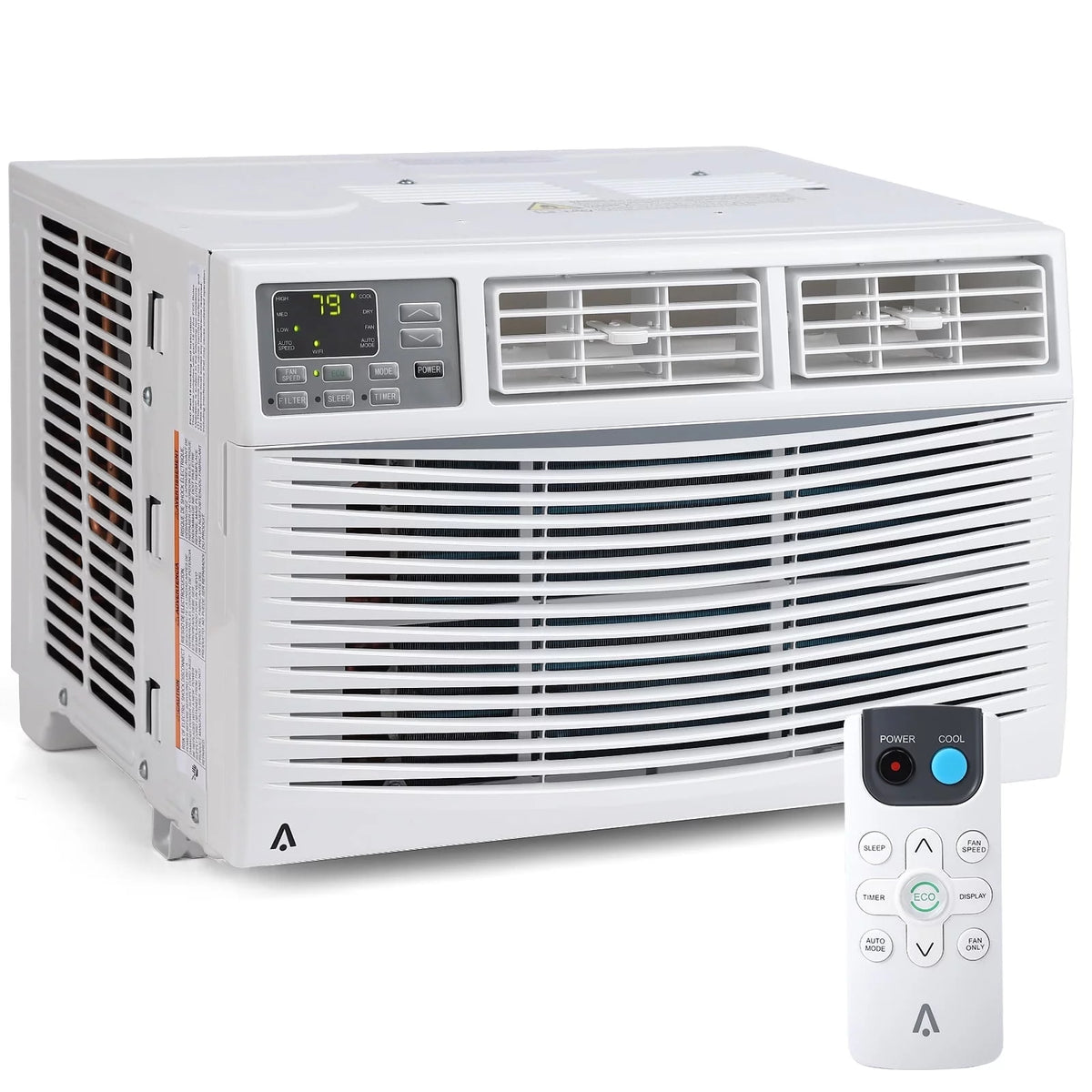 8,000 BTU Smart Window Air Conditioner with Remote Control S394698