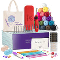 Mini Crochet Set Kit With Yarn And Crochet Hook Set 68pc E53824