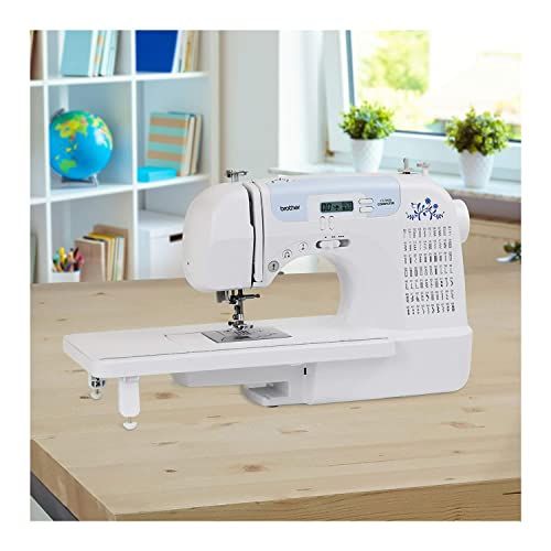 Computerized Sewing and Quilting Machine, 70 Built-in Stitches, White V21031
