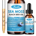 Sea Moss Black Seed Oil with Burdock Root Bladderwrack Vitamin C Vitamin D3 B56530