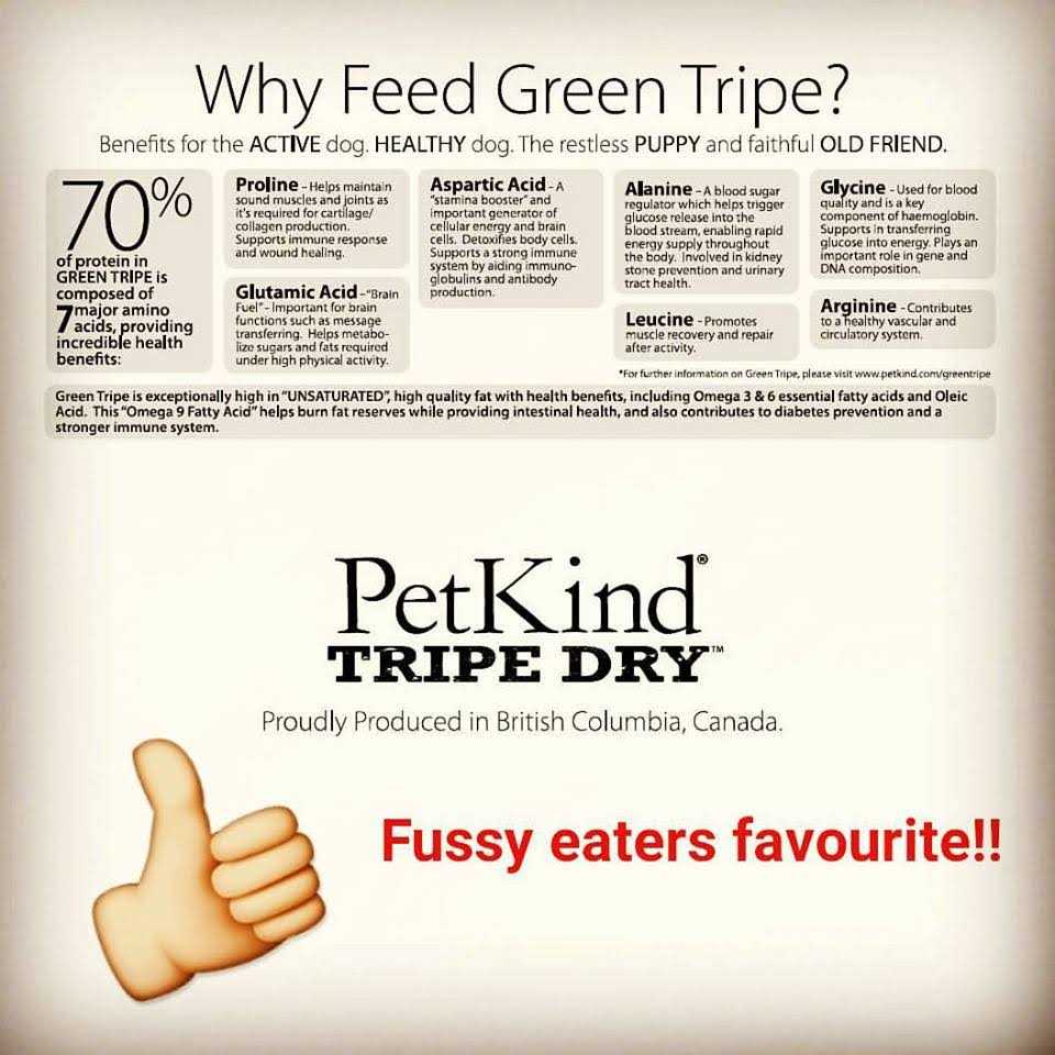 Beef Tripe Formula Dry Dog Food K514