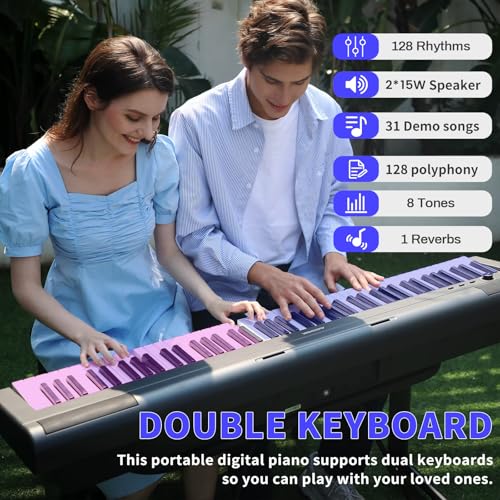 88-Key Weighted Digital Piano with Sustain Pedal C844