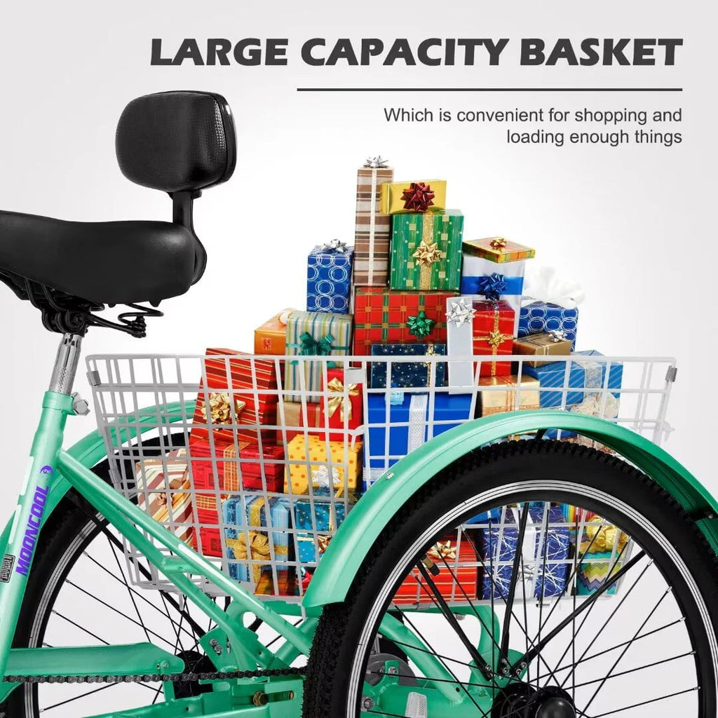 24 Inch 7 Speed Adult Tricycle O9190