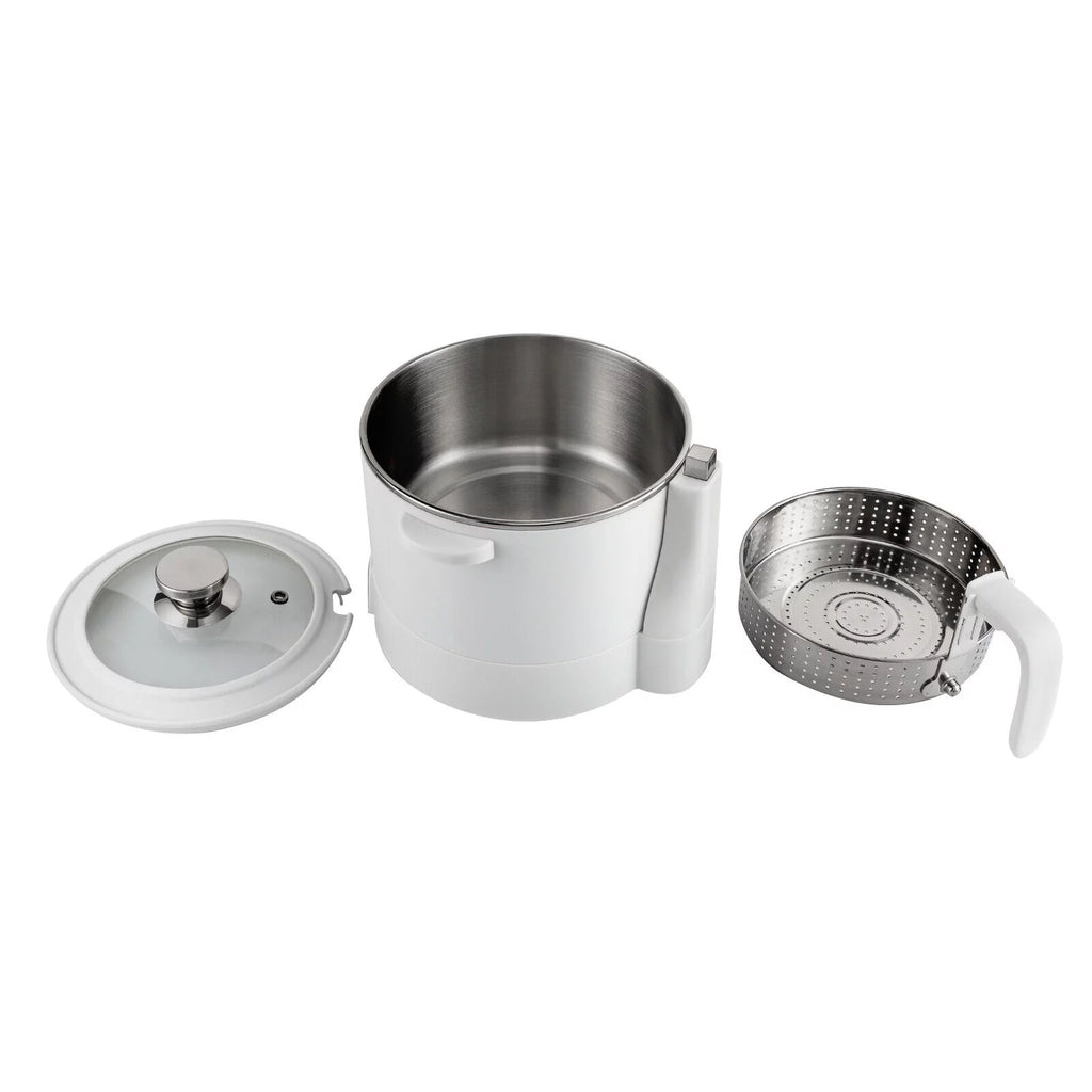 3-in-1 Electric Hot Pot Steamer with Steaming Basket W10145